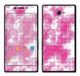Royal Muurtattoo RS. 73018 zelfklevend voor Sony Xperia M2 met motief roze groen