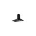 Leisure Hotte Murale Décorative 90 Cm H901pkf Inox Noir Led 600 m³/h