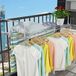 Étendage à linge extensible en acier inoxydable, pliable et facile à utiliser