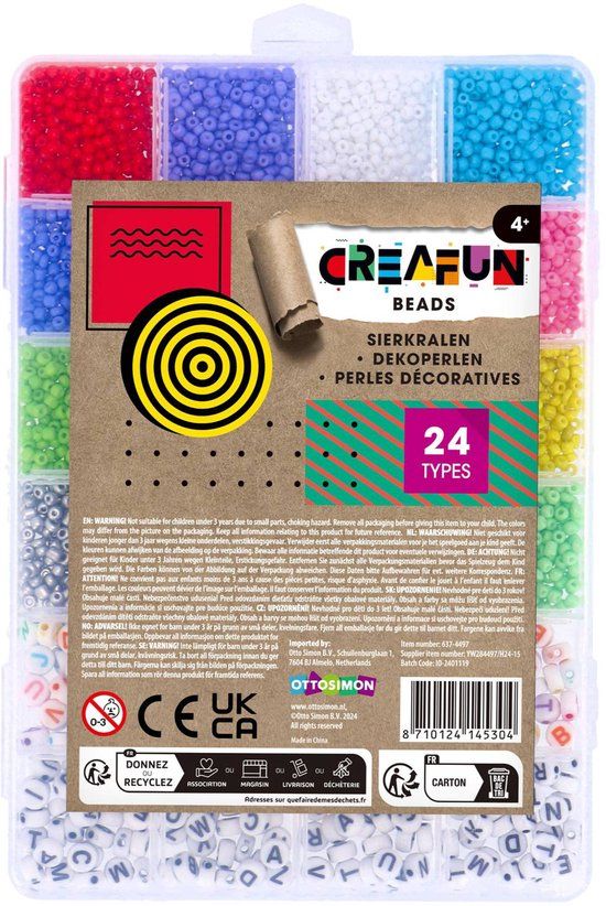 Creafun Kralen - Diversen - 24 Soorten