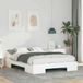 Maison Exclusive - Cadre de lit blanc 135 x 190 cm