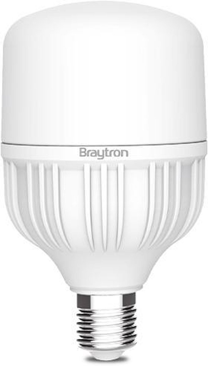 BRAYTRON BRAYTRON-LED LAMP-COOL WHITE-ADVANCE-40W-E27-T120-6500K-ZEER ZUINIG-ENERGY BESPAREND-KWARTROND