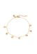 Gaya Leo E-Commerce Ltd. Gaya Anklet Rose Gold Crystal Heart 27 cm