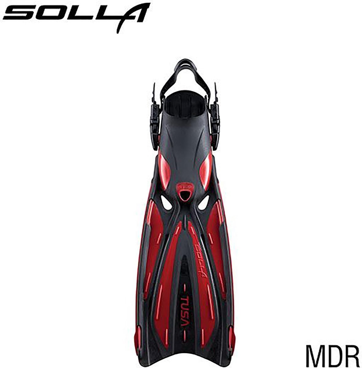 Tusa duikvinnen zwemvinnen zwemvliezen Solla vinnen SF-22 - Rood - S (38-40)