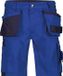 DASSY Tweekleurige holsterzakkenshort KORENBLAUW/MARINEBLAUW