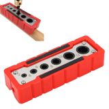 Merkloos Boorgids Hoge Snelheid Staal - Houtbewerking Gereedschap - 6 Gat 2mm tot 12mm
