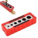 Merkloos Boorgids Hoge Snelheid Staal - Houtbewerking Gereedschap - 6 Gat 2mm tot 12mm