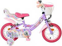 Volare Unicorn Kinderfiets - Meisjes - 12 inch - Paars