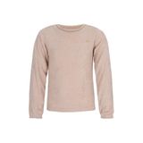 Like Flo getailleerde longsleeve met ruches - crème