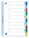 Oxford Strong-Line 400013939 Plastic Register Blanco 10-delig DIN A4