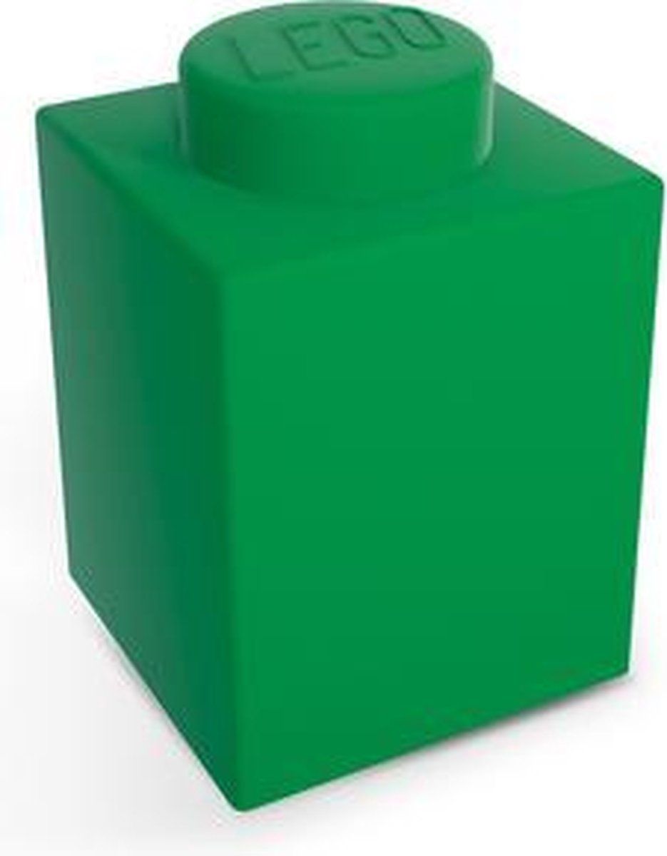LEGO Silicone Brick Night Light w/LED - Green