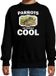 Bellatio Decorations Dieren papegaaien sweater zwart kinderen - parrots are serious cool trui jongens/ meisjes - cadeau grijze roodstaart papegaai/ papegaaien liefhebber - kinderkleding / kleding 98/104