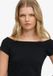 Superdry Athletic Off Shoulder Patroon Top Dames Zwart Dot Katoen Polyester Maat 10