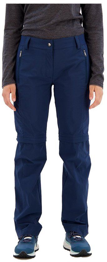 Vaude Farley Stretch Zo T-zip Ii Broek Blauw 34 / Short Vrouw