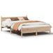 vidaXL Cadre de lit Bois de pin massif 135x190 cm