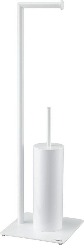 Sealskin Tube Toiletbutler Toiletborstel met houder siliconen vrijstaand Wit