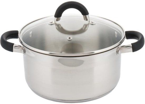KINGHOFF - Kookpot met deksel - rvs - 1 liter