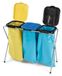 Mauer Poubelle, dimensions 780 x 960 x 370 mm, capacité 20-130 litres, avec 3 compartiments
