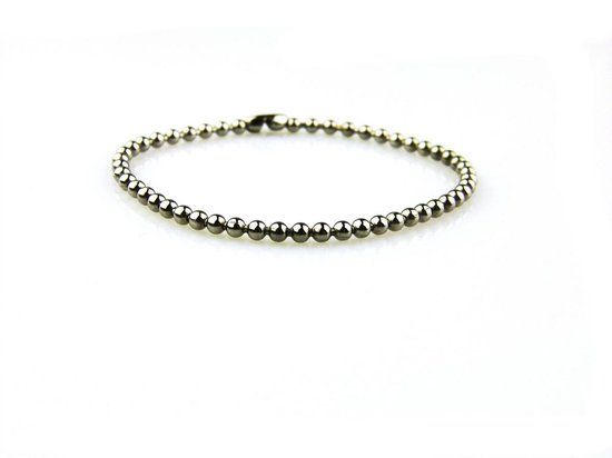 model Ilaria armband zilver zwart 925 zilver 21 cm