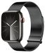 Wigento DUX DUCIS Milanese Pro Series roestvrijstalen band, zwart voor Apple Watch SE 2023 40mm