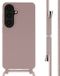 imoshion Hoesje - Geschikt voor Samsung Galaxy S26 Plus - Siliconen hoesje met koord - Sand Pink