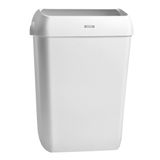 Katrin afvalbak met deksel 50L - wit - 2 stuks