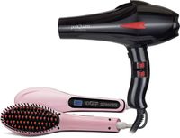 Italian Design Professioneel Pakket Ionische Haardroger + Steilborstel ID