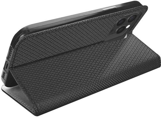 Jaym, Magnetisch Folio Hoesje met Standaard voor Apple iPhone 15 Pro Max - Zwart