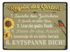 Jardin Schild - Réglementation pour le Jardin - Multicolore