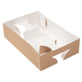 50 Thepack 50 stuks - Transporttabletten voor 4 bekers + 1 compartiment
