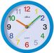 Atlanta horloge mural avec chiffres bleus et effets sonores - 4352-5
