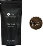 Kmax Keratine Haarvezels - Medium Bruin (64 gr)