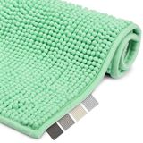 Beautissu Badmat Antislip 70x100cm Beaumare WR - Douchemat Groen Badmat - WC Tapijt, Vloermat voor Douche of Badkamer