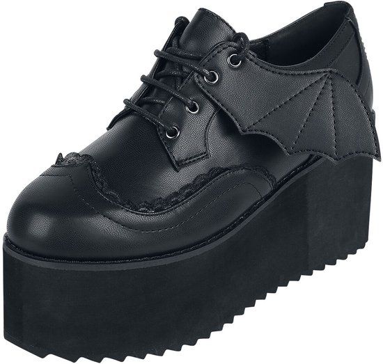 Banned WILLOW Dames Creepers - zwart - EU37