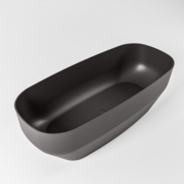 Mondiaz STONE Vrijstaand Bad - 170x75cm - Dark grey - BK75341047