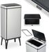 Relaxdays Prullenbak met sensor - 50 liter - RVS