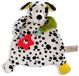 Tutteldoekje Nici Dalmatische Doudou 25x25 Cm Geel