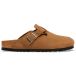BIRKENSTOCK Boston Suede thé foncé Daim Unisexe
