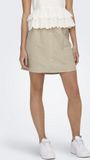 ONLY ONLKERRY MW SHORT BUT LINEN BL SKIRT PNT Dames Rokken S Grijs