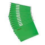 Esselte A4 hangmappen van versterkt karton, set van 15, groen