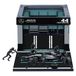 Bburago Formule 1 Pit Stop Mercedes AMG #Hamilton - Set 1/43 met figuren van monteurs, stand en accessoires - Officieel F1 gereduceerd model - Realistische details - Collector Edition