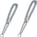 Bol Chain collier moyen 2,5mm 50cm Gris Chien Collier standard