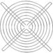TRU COMPONENTS Grille de ventilation 1 pc(s) (l x H) 172 mm x 172 mm acier