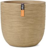 Capi Europe Bloempot bol Rib NL - 35x34 cm - Beige