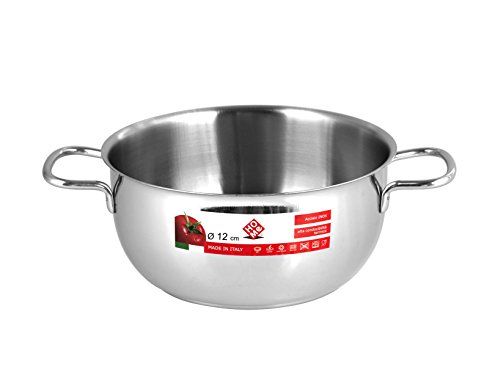 Home Stalen pan twee handgrepen CM12 potten en voorbereiding - 8003512154805