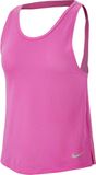 Nike Miler Tank Breathe Sporttop Femme - Active Fuchsia/(Reflective Silv) - Taille L