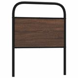 VidaXL Hoofdeind & Voeteind Bruin, Eiken
