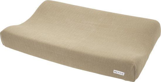 Meyco Baby Knit Basic Aankleedkussenhoes - Taupe - 50x70cm