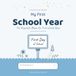 My First School Year: A First Grade Keepsake Book for Boys – Fill-In Memory Album with Photo Pages and a Page for Grandma and Grandpa