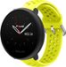Strap-it Polar Ignite 2 siliconen bandje met gaatjes - geel